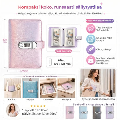 Säästökansio koodilukolla