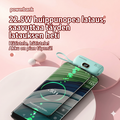 5000 mAh kannettava minivirtapankki puhelimelle