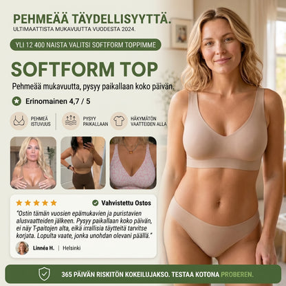 SoftForm-kaarituetodtominen rintaliivit luonnollisella istuvuudella
