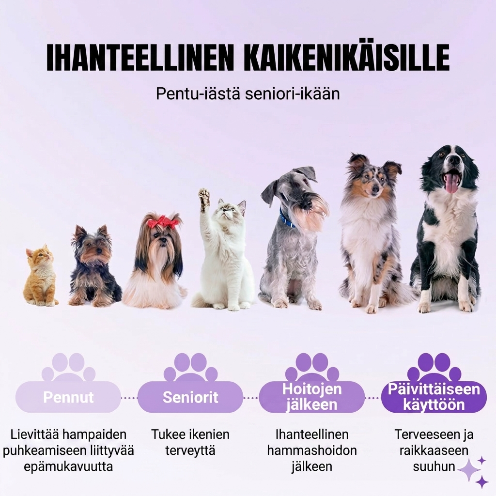 Suunhoitogeeli lemmikeille