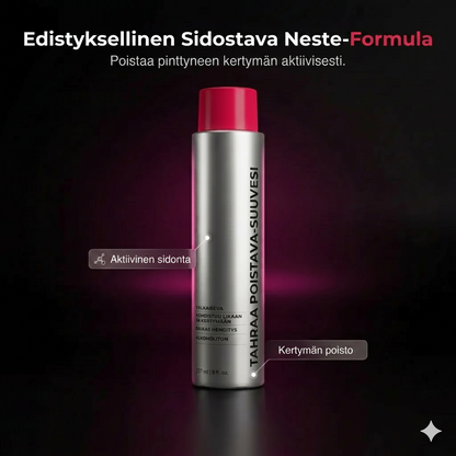 Tahroja poistava valkaiseva suuvesi