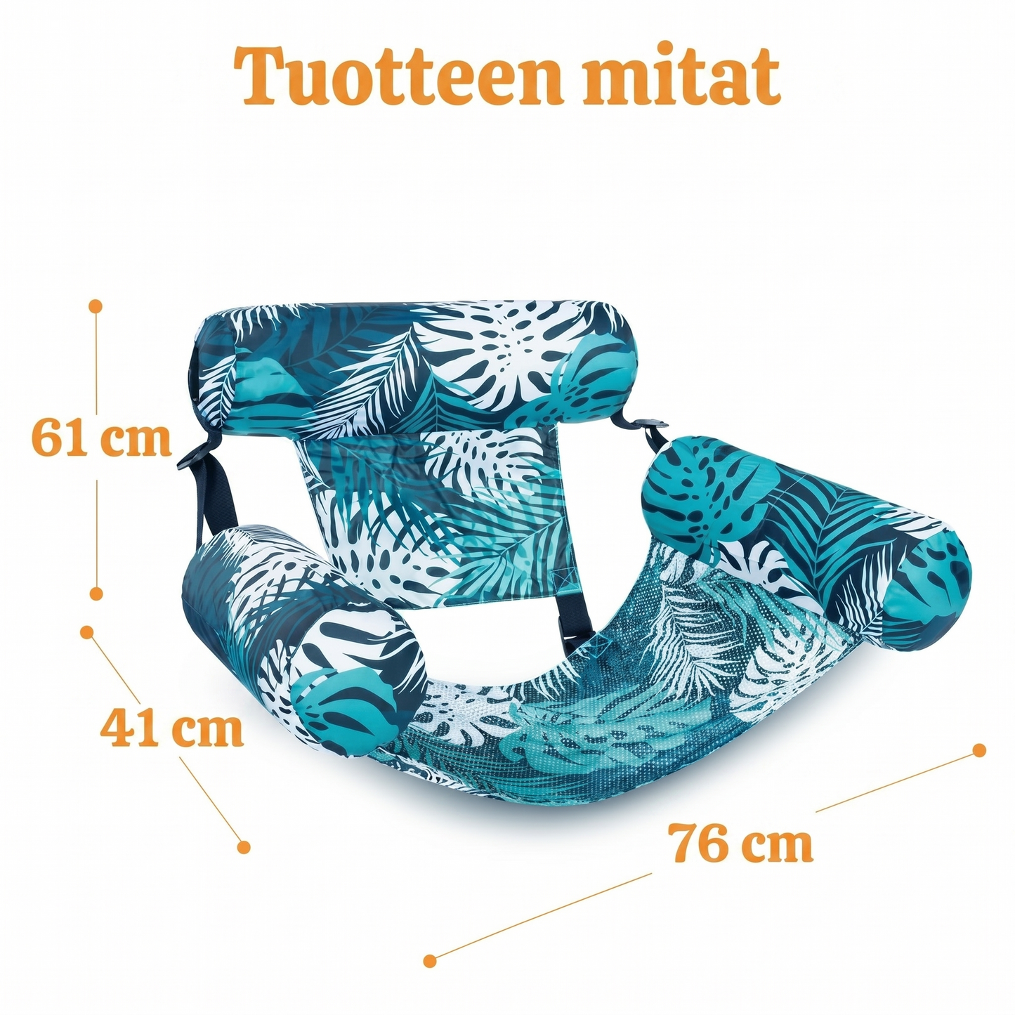 Puhallettava kelluva allastuoli