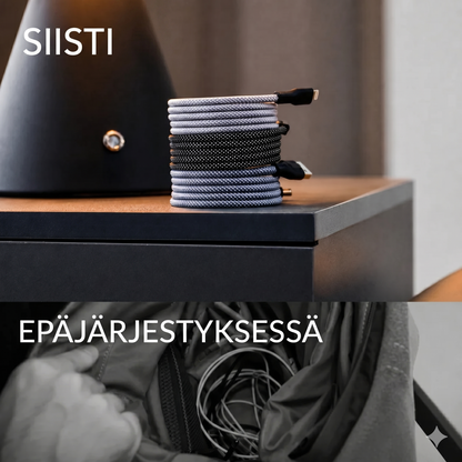 MagCable – magneettinen eikä koskaan solmussa