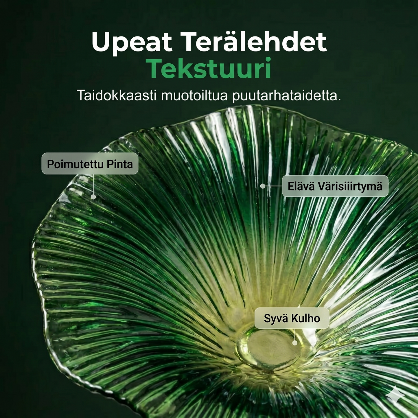 Värikäs lintujen ruokintalaite puutarhaan
