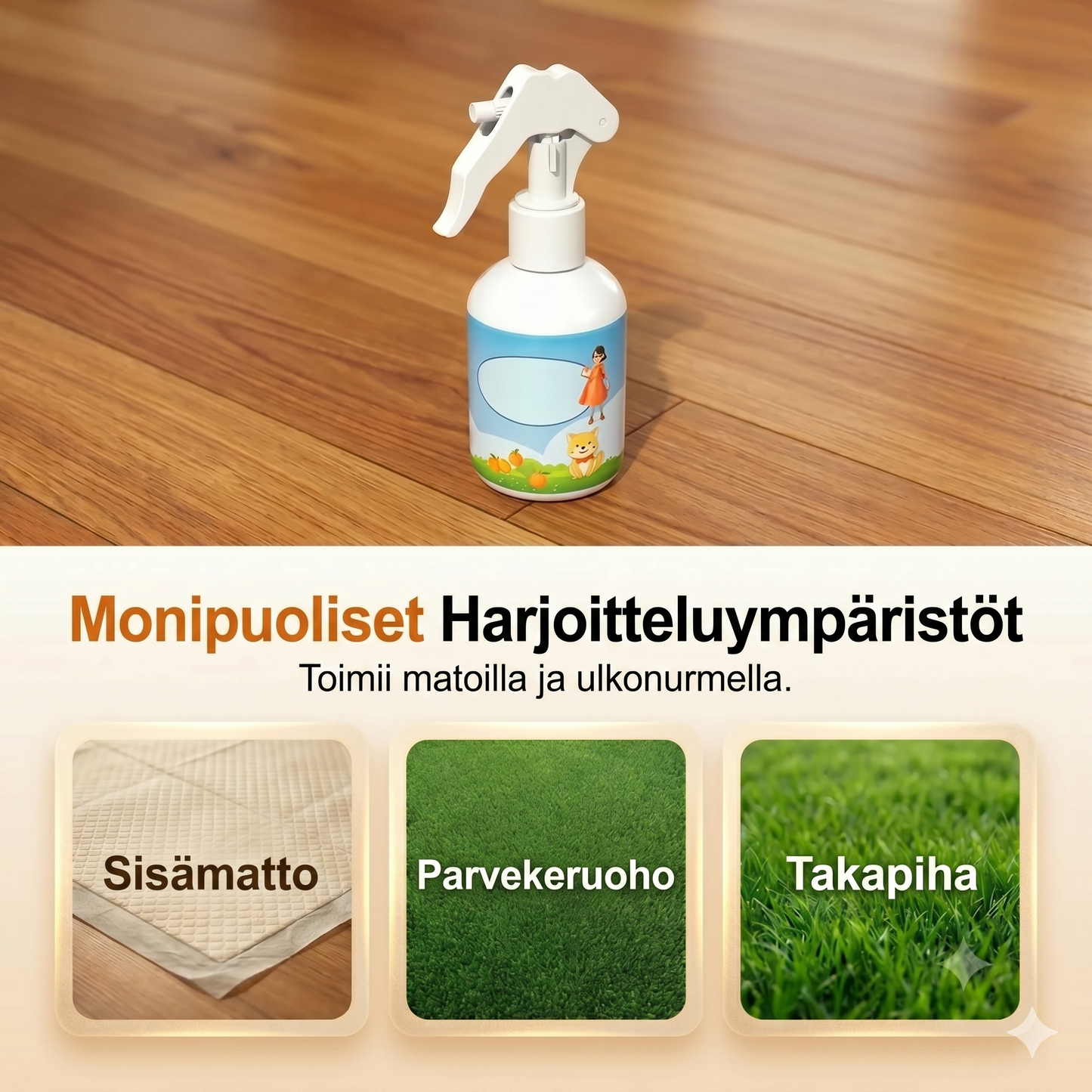 Tämä suihke houkuttelee koirasi tai kissasi oikeaan paikkaan