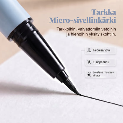 Vedenkestävä eyeliner-kynä tarkkoihin rajauksiin