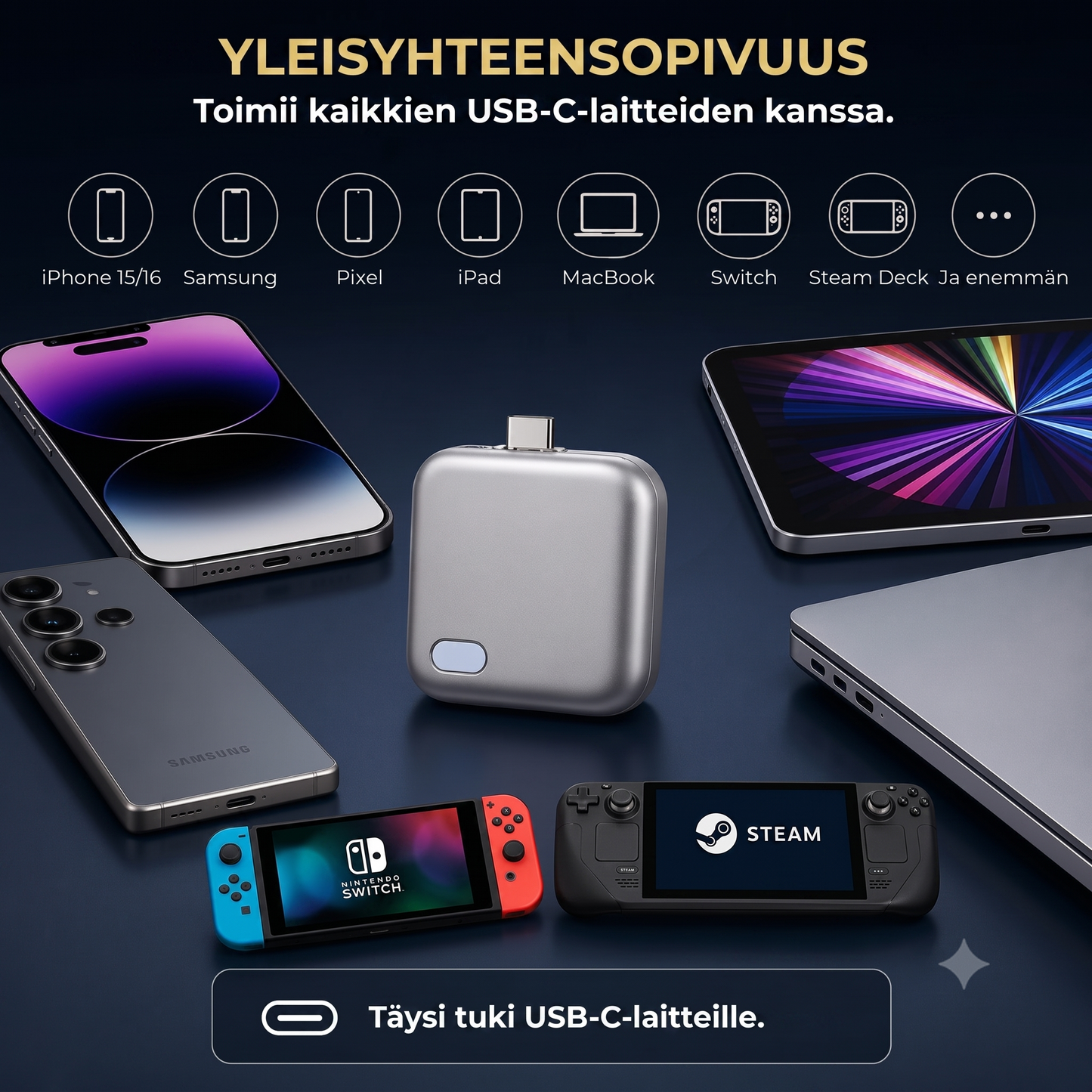 Latauspaneeli automaattisella sammutuksella ja ylilataussuojalla