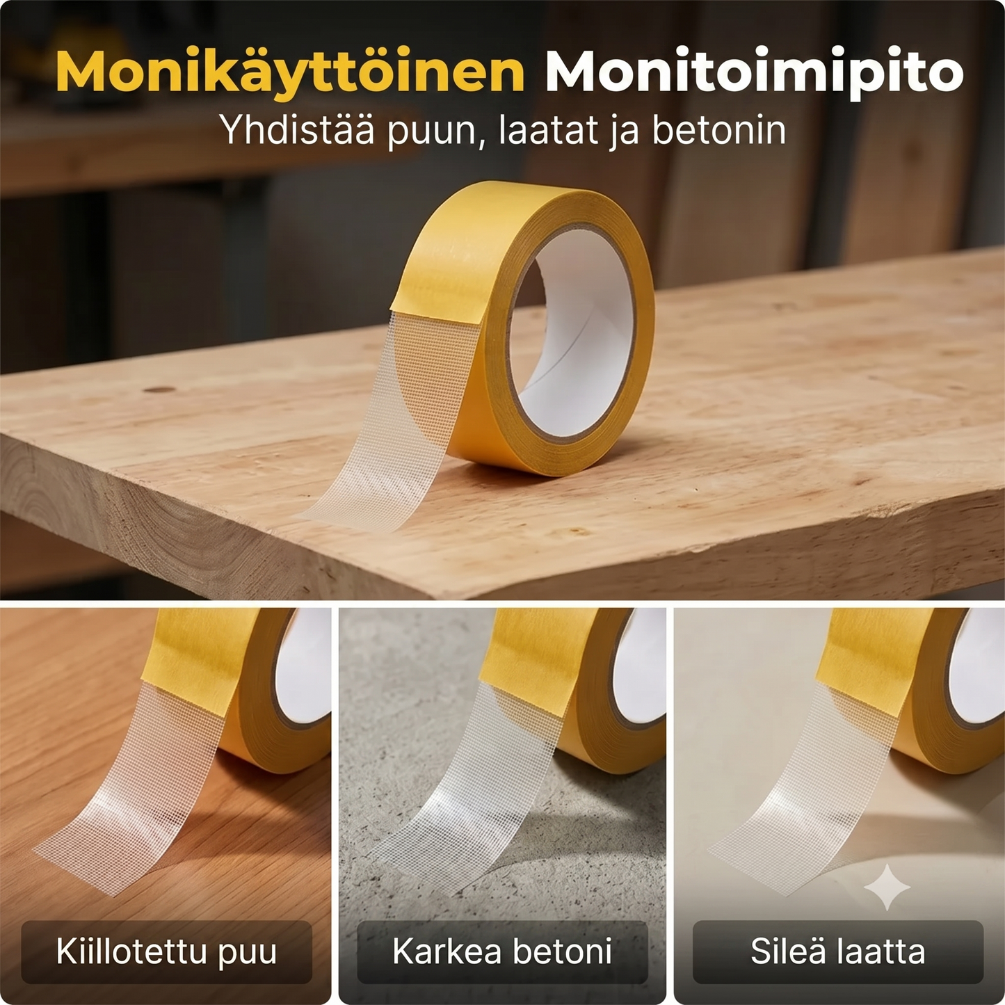 Kaksipuolinen teippi