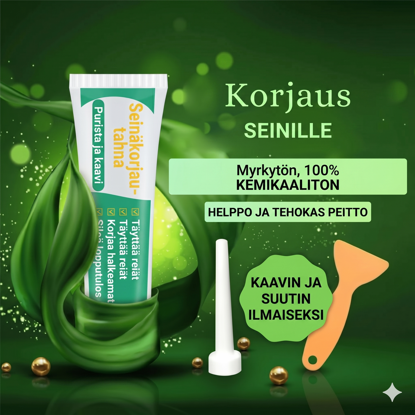 Myrkytön seinänpaikkausaine
