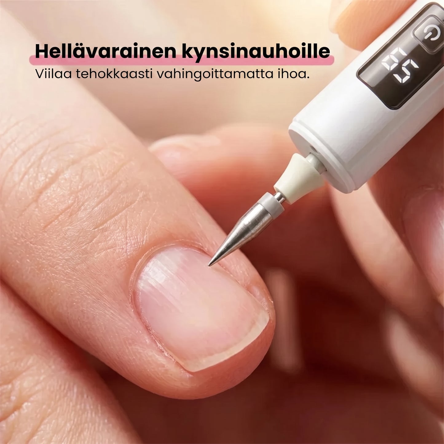 Sähköinen kynsipora digitaalisella nopeudensäädöllä