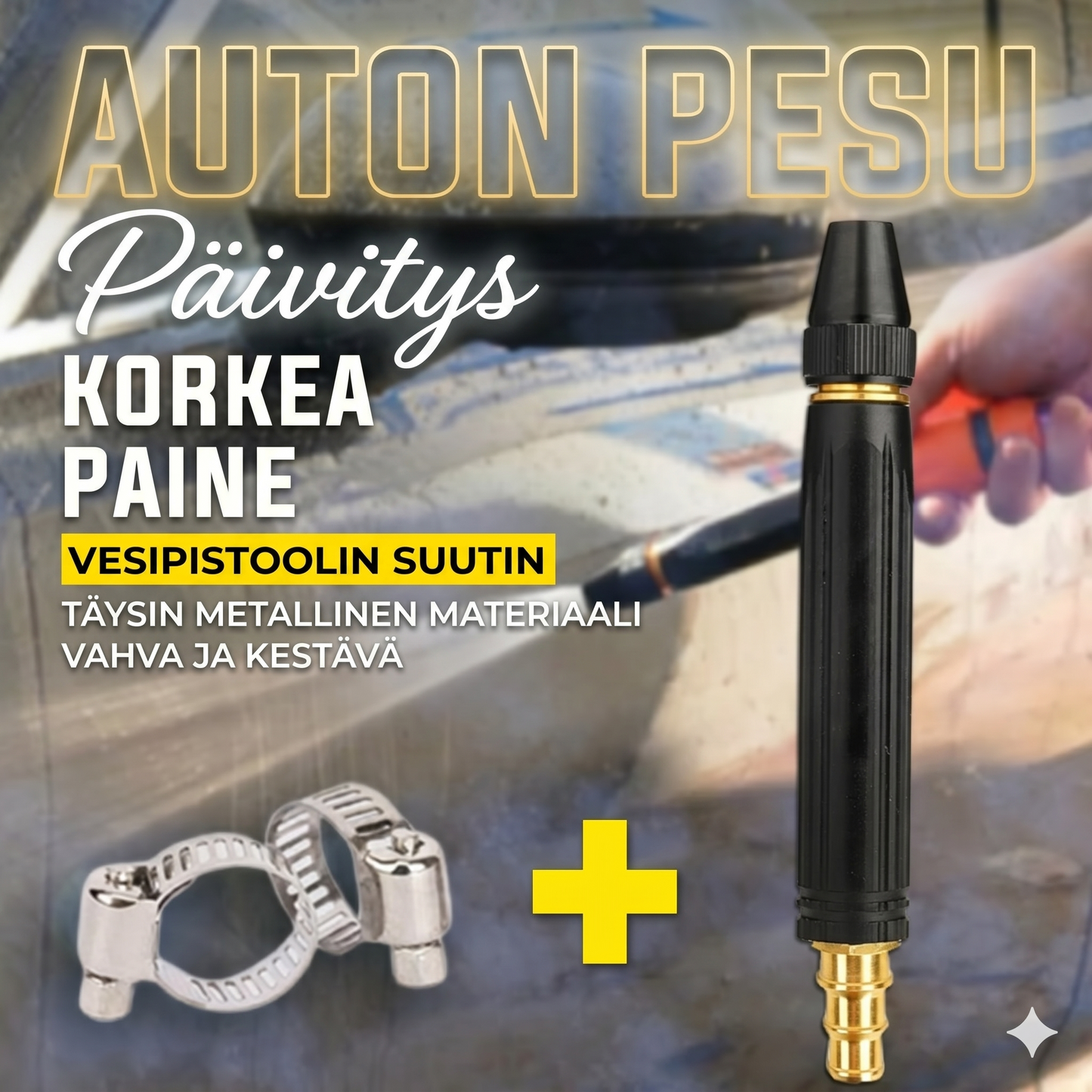 Painepesuri autoille ja puutarhaan