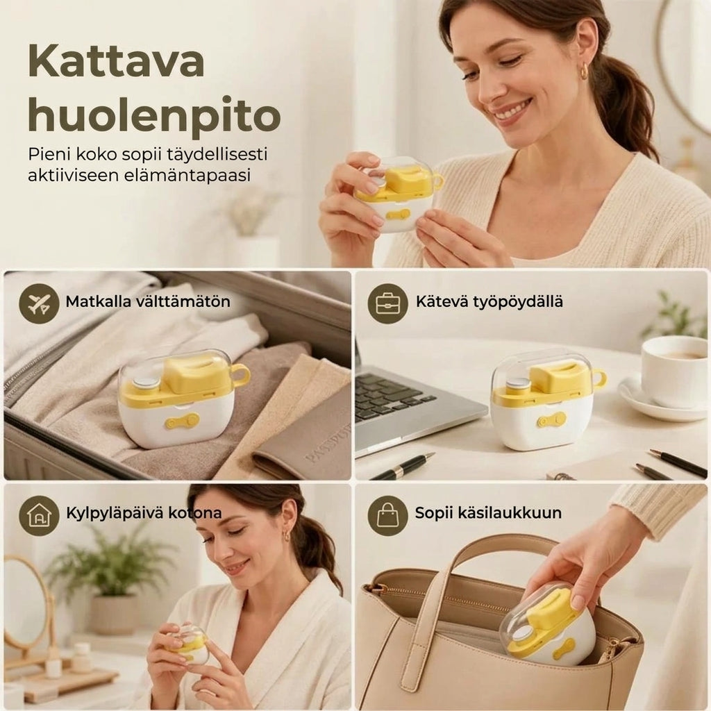 Sähköinen kynsileikkuri kynsiviilalla