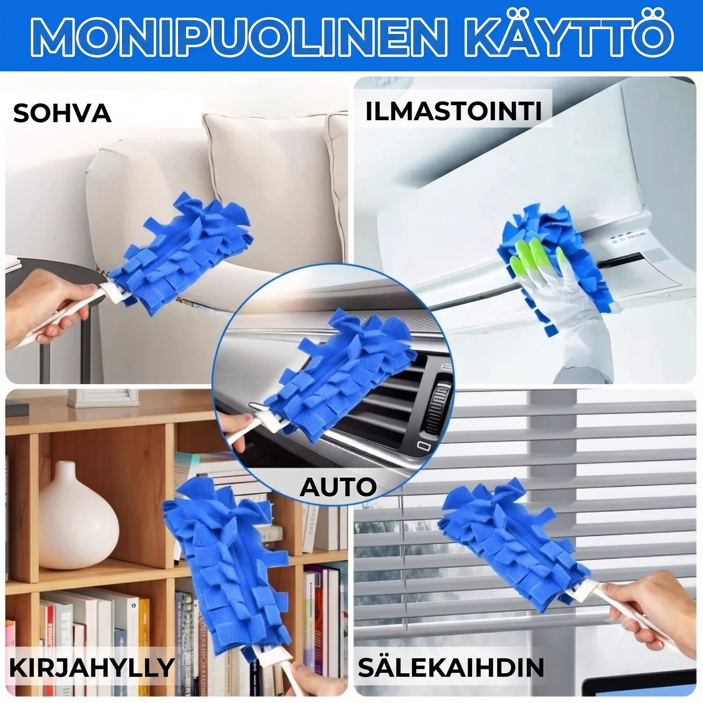 Uudelleenkäytettävät fleeceliinat (setti)