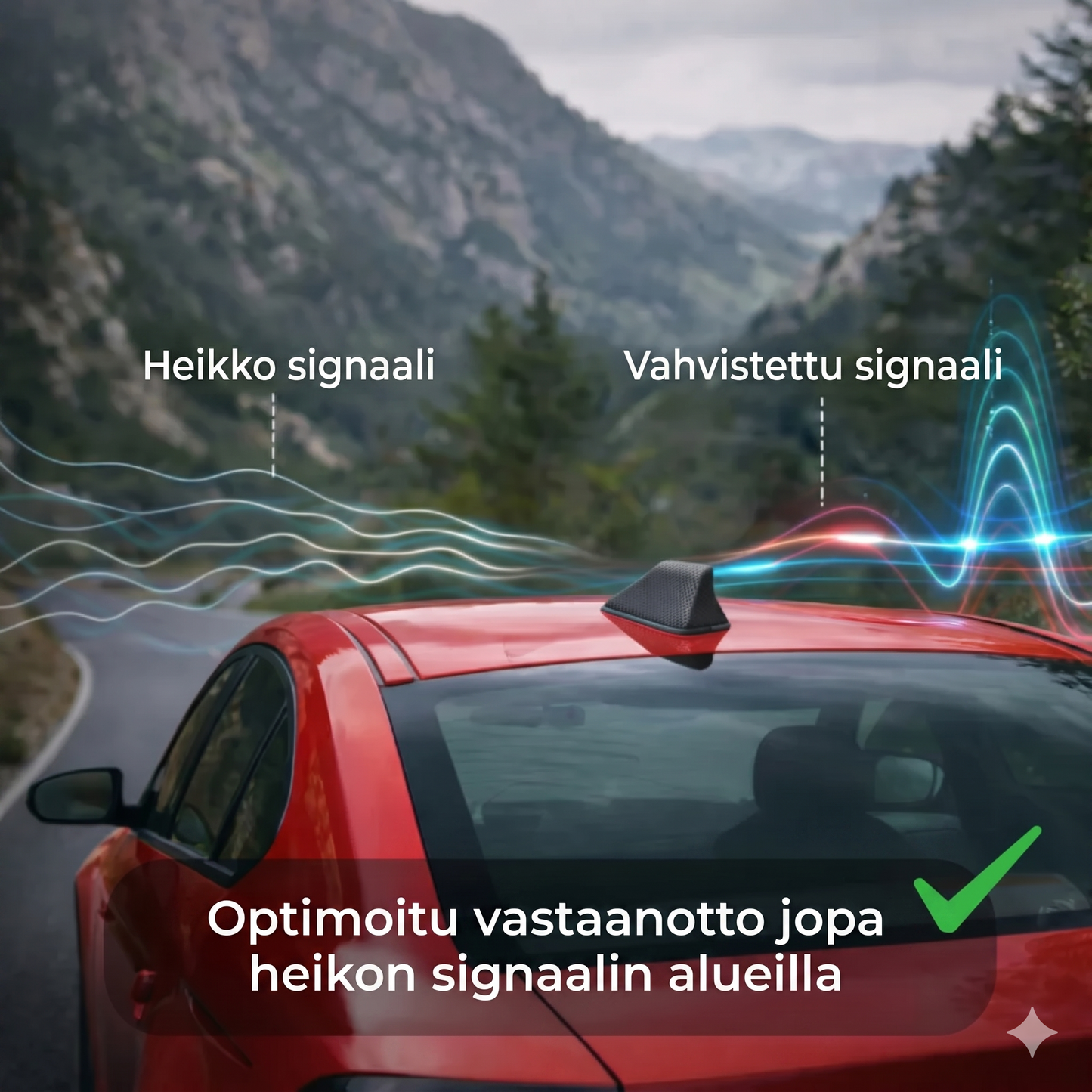 Shark-autoantennivahvistin – ylivertainen radiovastaanotto