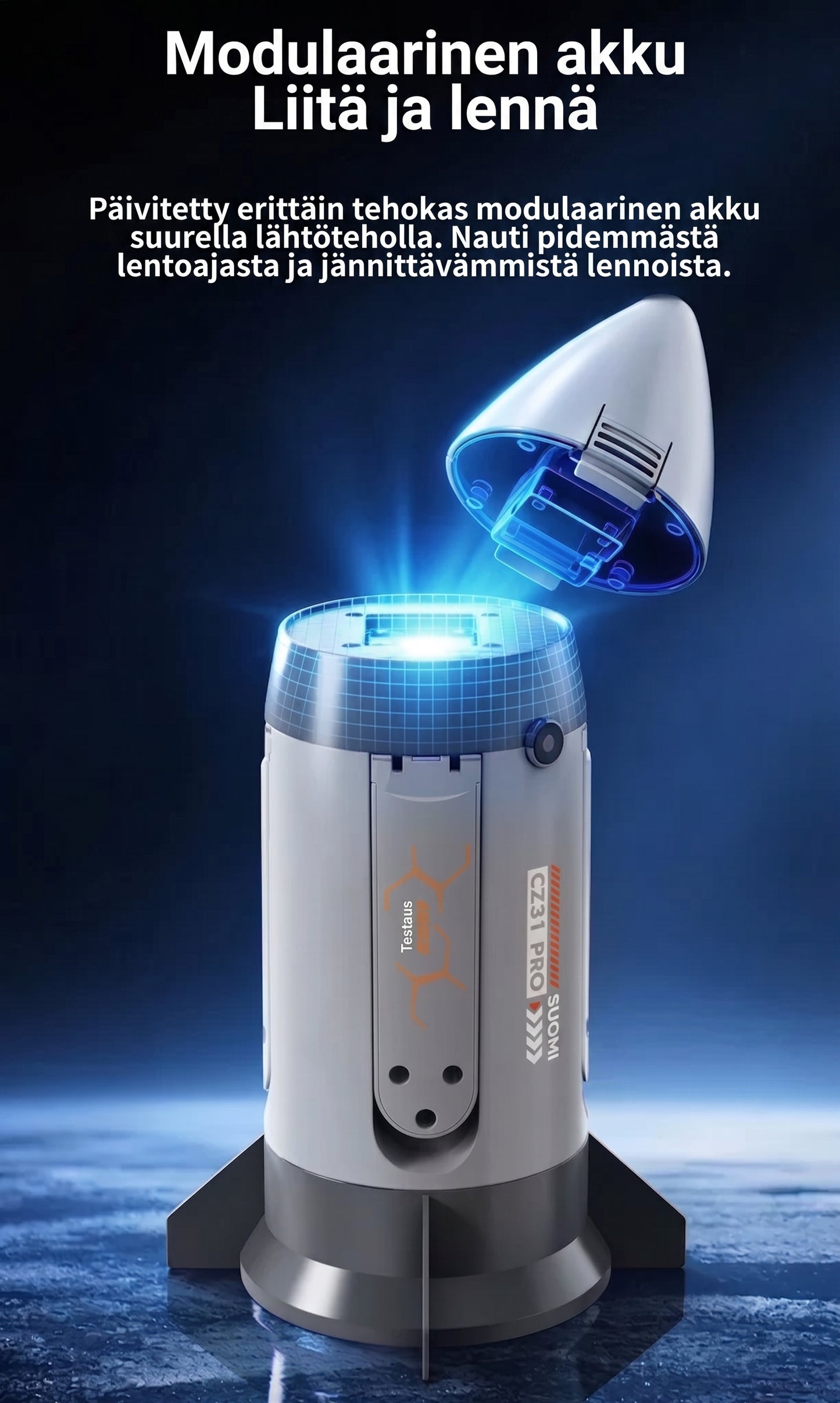 Epic SpaceCraft radio-ohjattava avaruusraketti