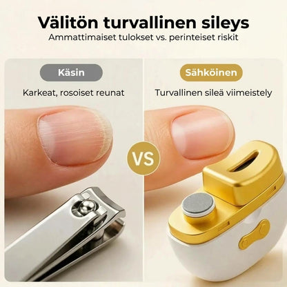 Sähköinen kynsileikkuri kynsiviilalla