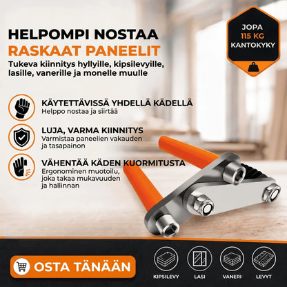 Ergonomiset levynkantimet 2 kpl