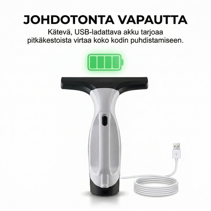 Sähköinen ikkunapesuri jatkovarrella