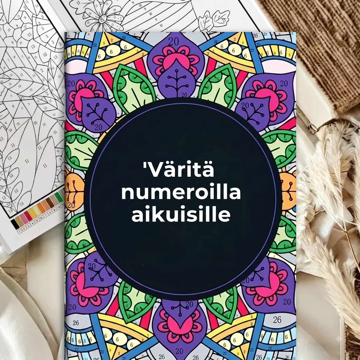 Aikuisten numerovärityskirja
