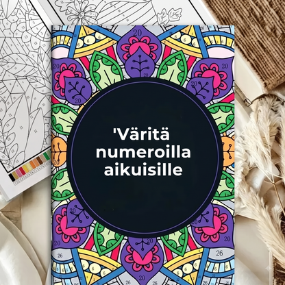 Aikuisten numerovärityskirja