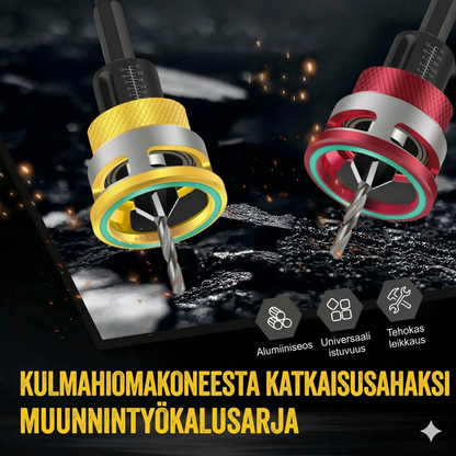 4-osainen puun upotusporasarja syvyydenrajoittimella