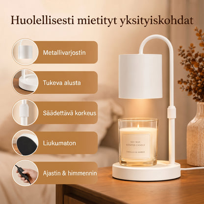 Kynttilänlämmitinlamppu ilman avotulta