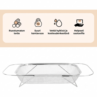 Ulosvedettävä altaan sihti