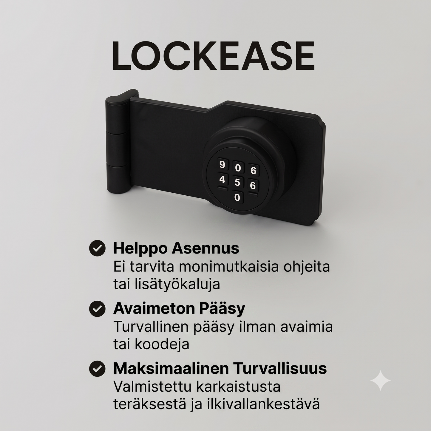 Numerolukko kaappeihin ja oviin