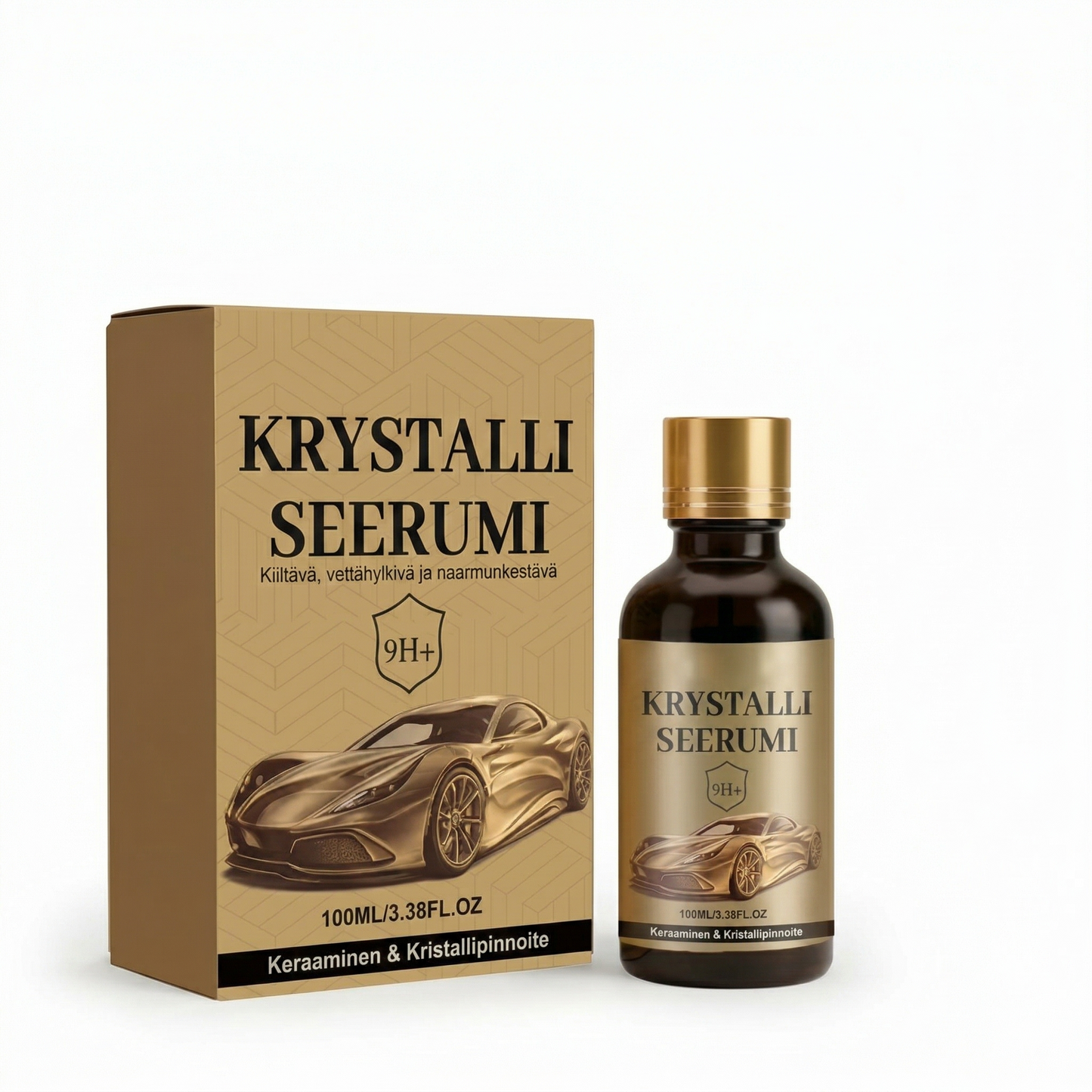 Keraaminen auton pinnoitussarja