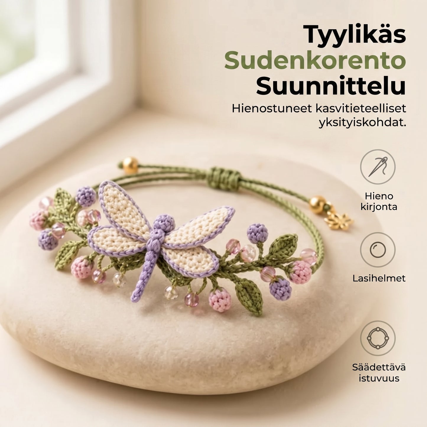 DIY-virkkaussetti rannekorujen tekemiseen