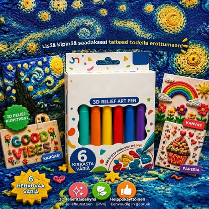 3D-kohokuviointikynäsarja mikrovaahtorakenteella