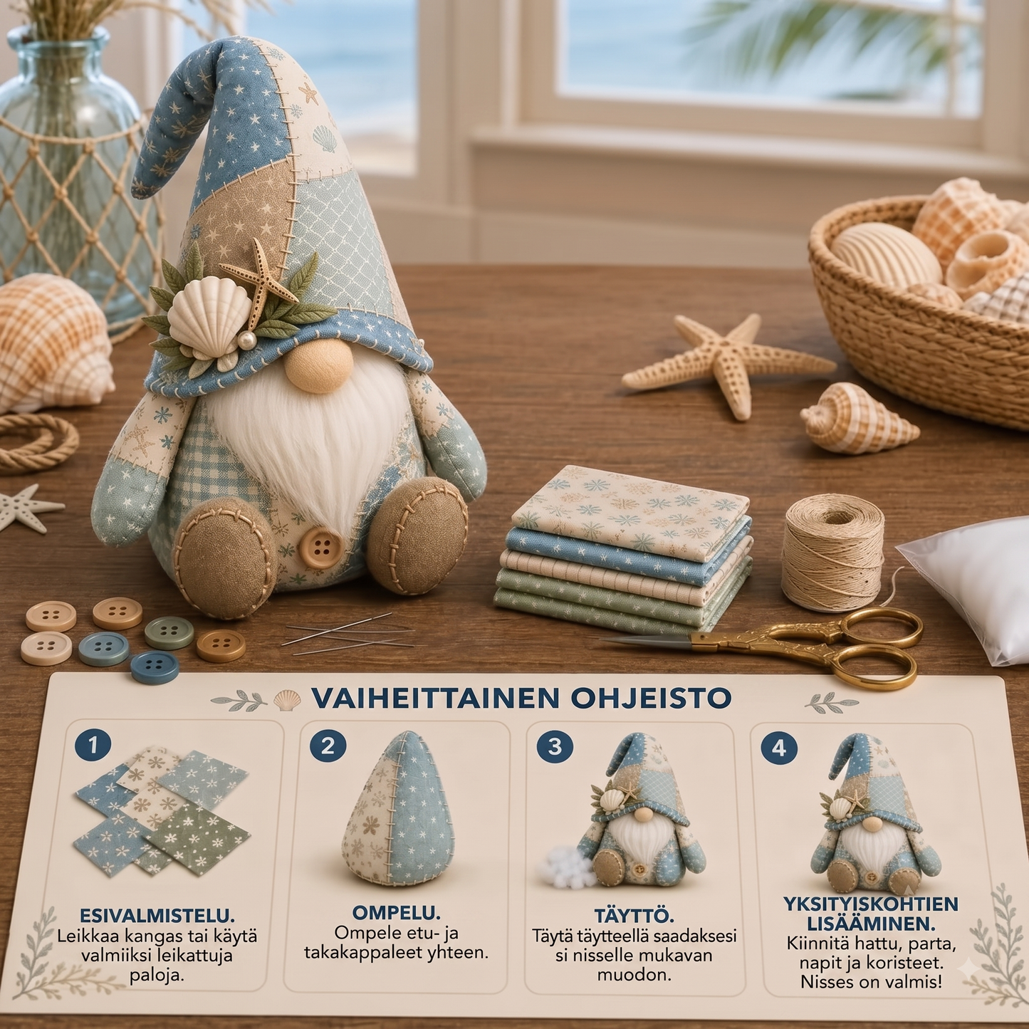 Aloittelijoiden tonttuompelupaketti