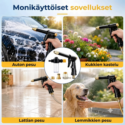 Puutarhaletkun ruiskupistooli