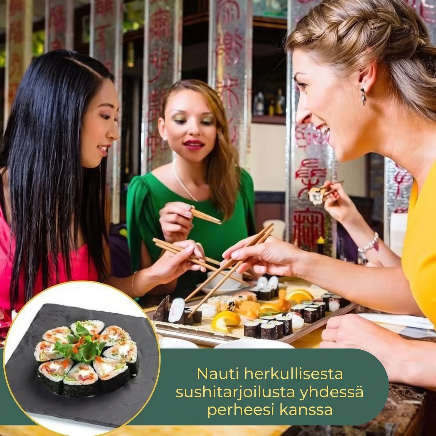 DIY sushimuotti sushin valmistamiseen