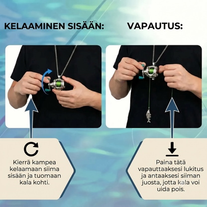 Kaulakoru miniatyyri-ongella