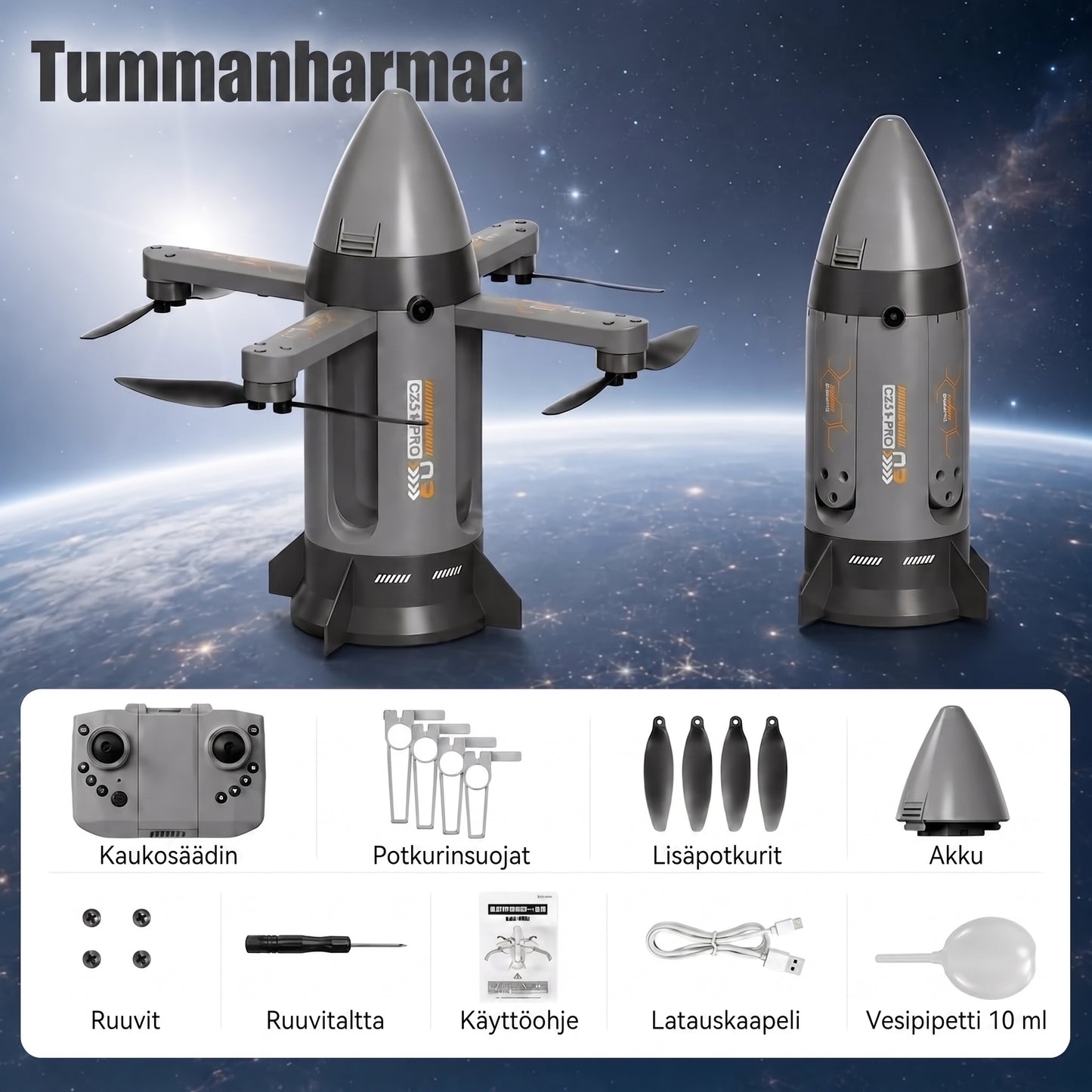 Epic SpaceCraft radio-ohjattava avaruusraketti