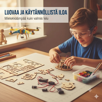 Tämä rakennussarja tekee lapsestasi mini-insinöörin