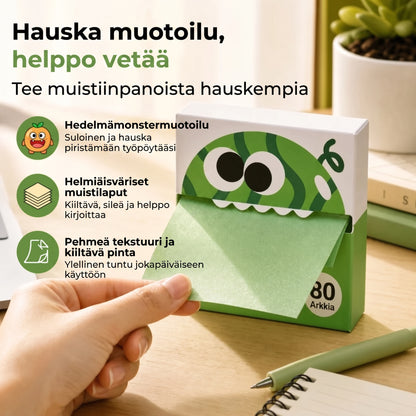 Fruitmonster pop-up muistilaput 80 arkkia