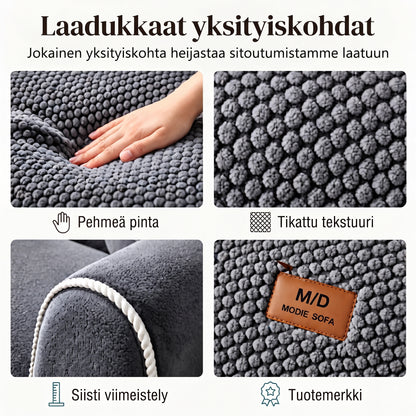 Paksunnettu liukumaton sohvanpäällinen lemmikeille