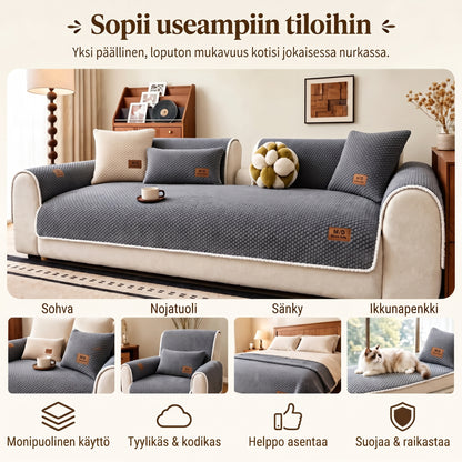 Paksunnettu liukumaton sohvanpäällinen lemmikeille