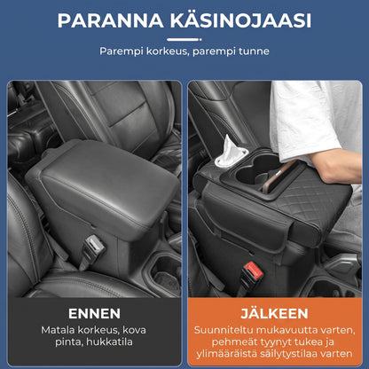 5-in-1 järjestelijä auton keskikonsoliin