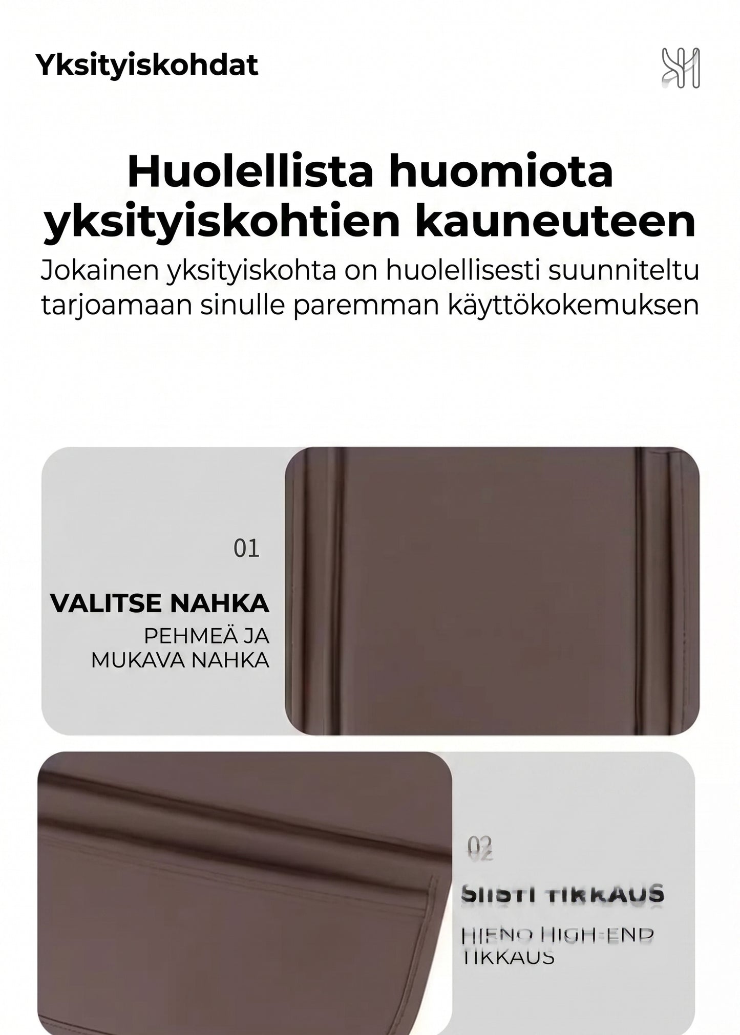 Auton keskikonsolin käsinojan suojus sivutaskuilla