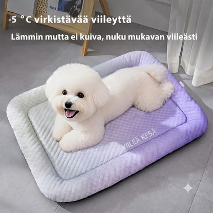 Jääsilkkinen viilennysmatto koiralle ja kissalle