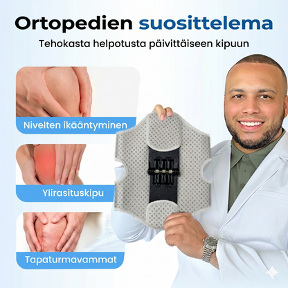 Säädettävä polvituki urheiluun