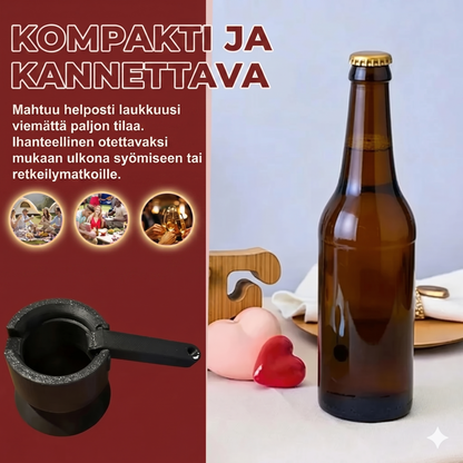 3 kappaleen olutpullonavaajasetti vivulla