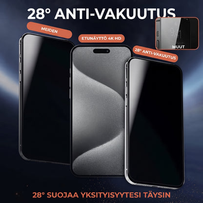 Yksityisyyttä suojaava näytönsuoja asennuspidikkeellä 2 kpl