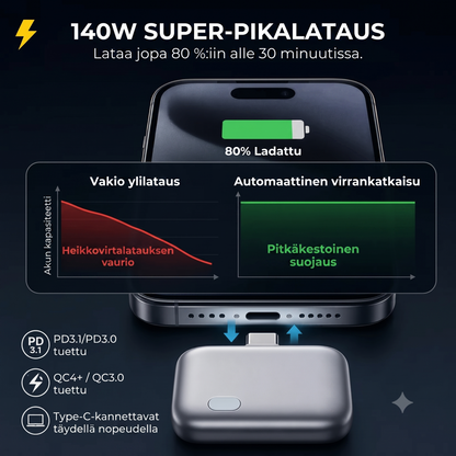Latauspaneeli automaattisella sammutuksella ja ylilataussuojalla