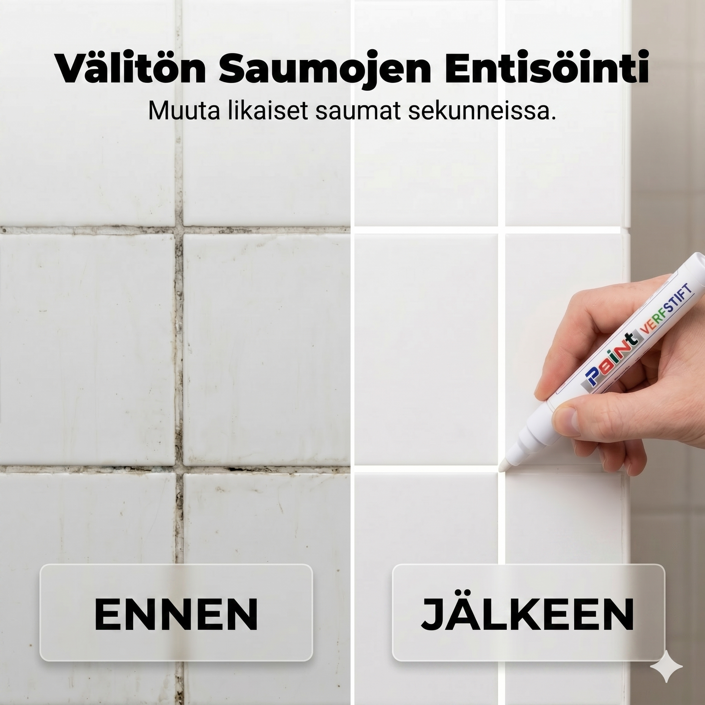 Vedenpitävä öljypohjainen maalitussi keramiikalle