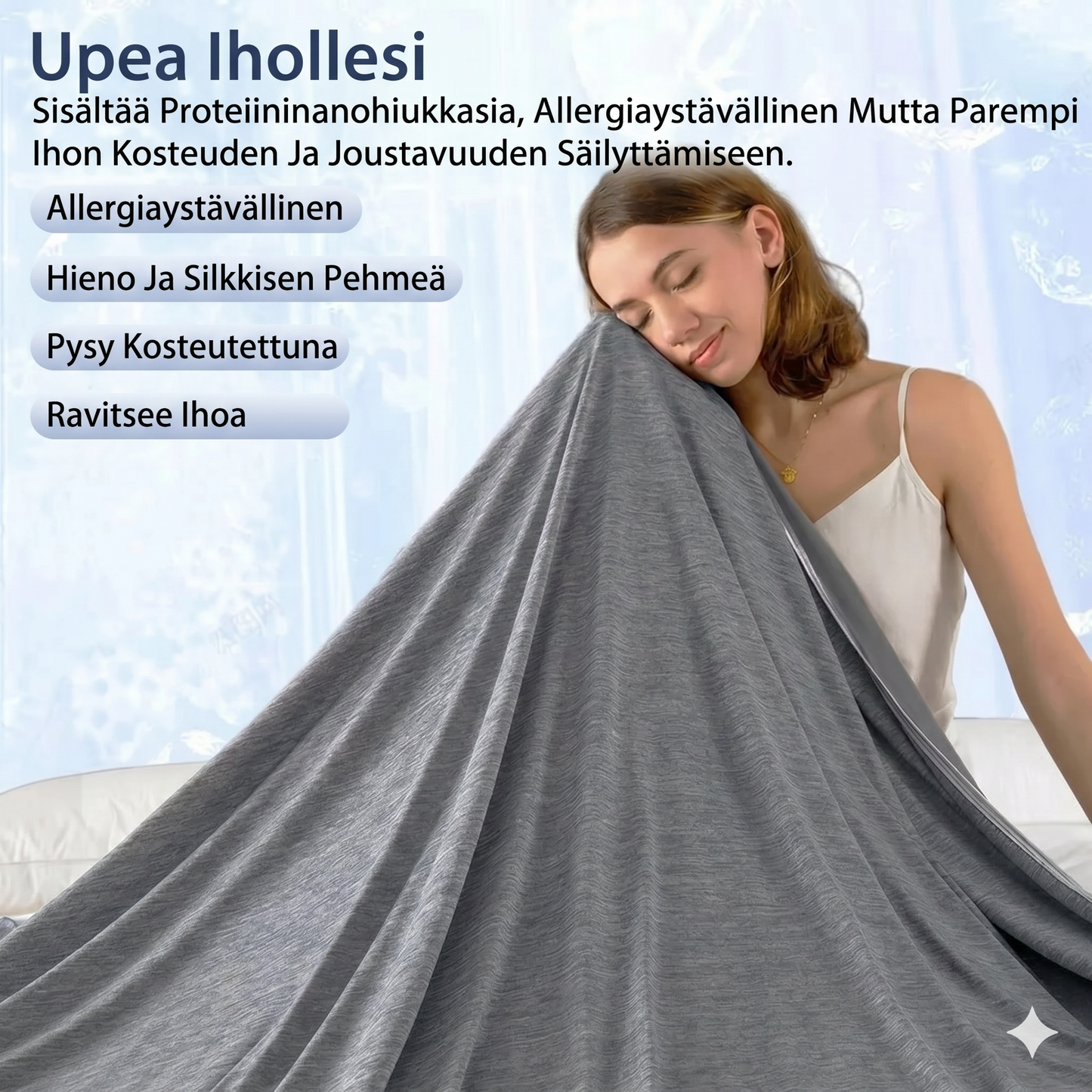 Viilentävä peitto kuumille nukkujille
