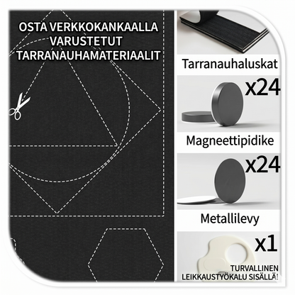 Magneettinen pimennysverho – asennus sekunneissa, käytettävissä yhä uudelleen